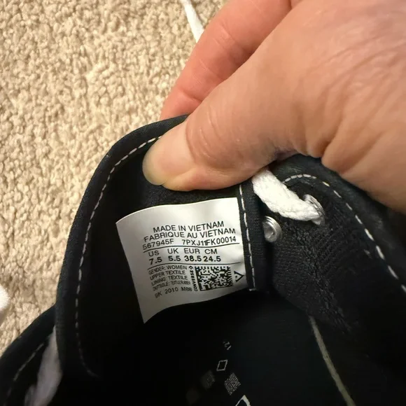 Converse Chuck Taylor Dainty Mule Slip on, size 7.5 - Picture 6 of 7